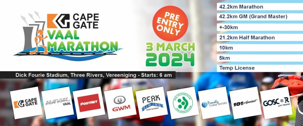 Rubica Coffee - Exciting news, we will be at this year’s Cape Gate Vaal Marathon