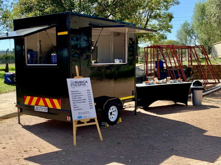 Colgate Road Race 2024 Rubica Coffee Trailer Set up and ready